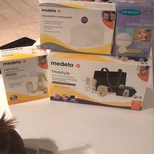 Medela freestyle deluxe set + extra accessories